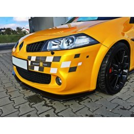 Накладка сплиттер на передний бампер на Renault Megane II RS